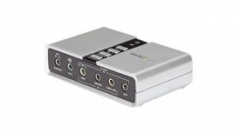 ICUSBAUDIO7D, Audio Adapter, External Sound Card, USB B Socket - SPDIF/3.5 mm Jack Socket, StarTech.com