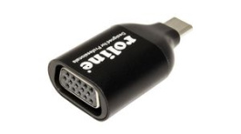 12.03.3228, Adapter, USB-C Plug - VGA 15-pin Socket, SECOMP (Roline)