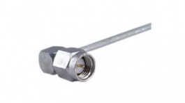 16 SMA-50-2-43/133 NE, RF Connector, SMA, Brass, Plug, Right Angle, 50Ohm, Soldering Terminal, Huber+Suhner