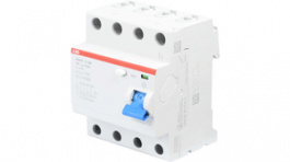 F204 F-25/0,03, RCD circuit breaker 25 A 30 mA 3 + N, ABB