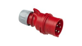 015-6v, CEE Plug SHARK 5P 2.5mm? 16A IP44 400V Red/White, PC Electric