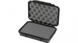 RND 550-00094, Waterproof Case, black 230 x 175 x 53 mm, Polypropylene, With foam, RND Lab