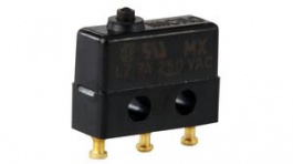 4SX1-T, Микропереключатель; без рычага; SPDT; 7A/250ВAC; OFF-(ON); 1, Honeywell