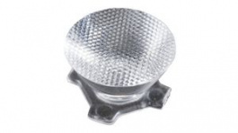 CA12536 HEIDI-M, Lens Assembly, Black / Clear, 21.6 x 11.7mm, Round, 25°, LEDIL