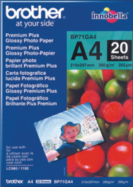 BP71-GA4, Photo Paper, 260 g/m2, A4, Brother