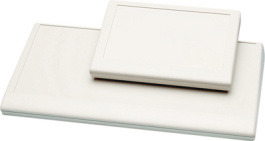KEU-10LP KIT PC BONE, Plastic enclosure ivory 254 x 204 x 52 mm ABS, Pactec