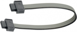 839013, Cable, 3-pin 2 sockets straight, Erni / TE