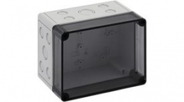 10651601, Plastic Enclosure With Metric Knockouts, 180 x 130 x 111 mm, Polystyrene, IP66, , Spelsberg