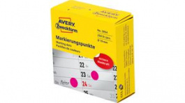 3854, Dot Stickers 19 mm Magenta, Zweckform