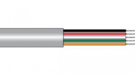 1173C SL005, Control Cable 3x 0.34mm2 PVC Unshielded 30m Grey, Alpha Wire