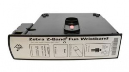 10012713-1K, Wristband, Polypropylene, 25 x 254mm, 350pcs, Red, Zebra