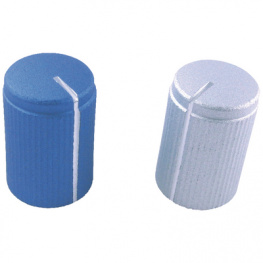 KMK10 SILVER, Aluminium Knob silver 10 mm, Cliff