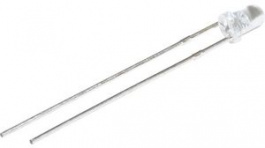 RND 135-00159, LED 3mm Round Orange 3800mcd 610nm, RND Components