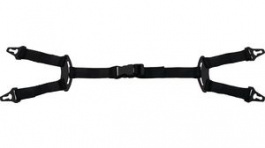 JUGALDYNGR, Chin straps Rubber Adjustable Black, Delta Plus