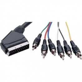 140-2-7, Video cable 1.5 m Black, MSL