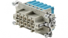 2535120000, Socket Insert, Size 4, 10 Poles, Push-In, 500V, 16A, Weidmuller