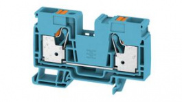 2494100000, Terminal block, Push-In, 2 Poles, 76A, 16mm2, Blue, Weidmuller
