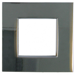 127-76100, Cover frame, silver, Eaton