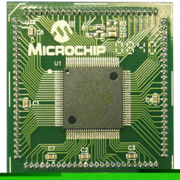 MA330013, Сменный модуль dsPIC33FJ256MC710, Microchip