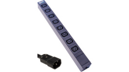 RND 465-00225, PDU 19'', 8 x C13, Black, Plug Type C14 (IEC), RND Connect
