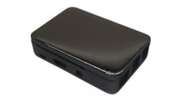 PIS-0161, Short Crust Plus Enclosure for Raspberry Pi, Black, PI Engineering