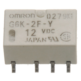 G6K2F5DC, Signal relay 5 VDC 237 Ohm 100 mW SMD, Omron
