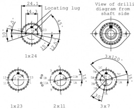 04-1133, Rotary Switch Shorting, ELMA