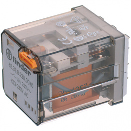 62.33.8.230.4040, Industrial relay 230 VAC 7250 Ohm 2.2 VA, FINDER