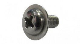RND 610-00609 [100 шт], Washer Head Screw, Integrated Washer, Phillips, PH2, M4, 8mm, Pack of 100 pieces, RND Components