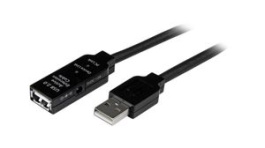 USB2AAEXT25M, Extension Cable USB-A Plug - USB-A Socket 25m USB 2.0 Black, StarTech