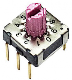 RND 210-00145, Rotary DIP switch BCD 3+3, RND Components