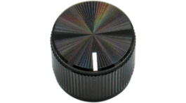 RND 210-00330, Aluminium Knob, black, RND Components