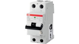 DS201 B10 A30, RCD circuit breaker 10 A 30 mA 1 + N 110...253 VAC, ABB