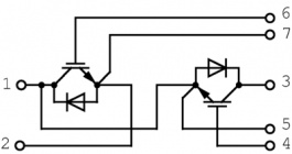 BSM75GB120DN2, IGBT module 34 mm 1200 V, Infineon