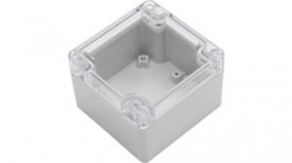 RND 455-01031, Plastic Enclosure 80x82x55mm Light Grey Polycarbonate IP67, RND Components