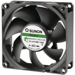 ME80252V1-000U-A99, Вентилятор: DC; осевой; 24ВDC; 80x80x25мм; 69,66м3/ч; 33дБА; Vapo, Sunon