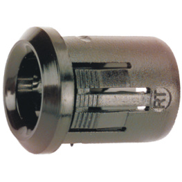 RTF-8080, LED holder black 8 mm, Kingbright