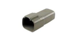 DT04-4P-C015, Housing, Receptacle, 2 Rows, 4 Poles, Grey, Deutsch / TE