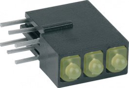 1905.7770, LED; в корпусе; желтый; 1,8мм; Кол-во диод: 3; 20мА; 70°; 5?17мкд, Mentor