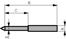 SPA-1B, Spring contact 3 A 16.51 mm, Everett Charles Technologies