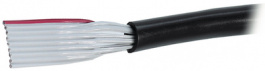 3759/10, Кабель: плоский; круглая; 1,27мм; многопров; Cu; 10x28AWG; ПВХ, 3M