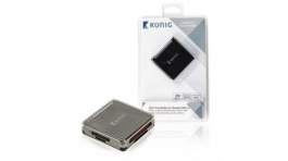 CSU2ACR100BL, Card Reader All In One, USB 2.0, KONIG