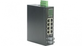 21.13.1153, Switch DIN Rail Fast Ethernet, 6x 10/100 2x ST Unmanaged, Roline