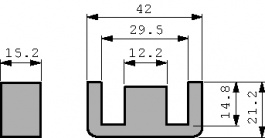 B66325-G1000-X127, E 42/15 core N27, TDK-Epcos