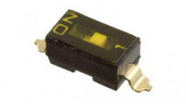 A6S-1102-H, Переключатель: DIP-SWITCH; Кол-во секций:1; ON-OFF; 0,025A/24ВDC, Omron