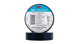 7100184723, Electrical Tape, Temflex 165, PVC, 15mm x 10m, Black, 3M