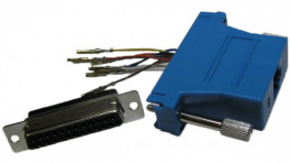 DA25-SMJ8-B-K, Adaptor D-Sub female to RJ45 25P, MH Connectors