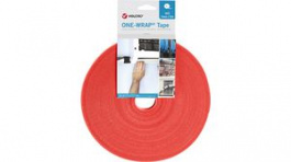 VEL-OW64111, VELCRO Hook and Loop Fastener, 10 mm x 25 m, Orange, VELCRO