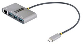 HB30C3A1GEA2, USB Hub, USB-C Plug, 3.0, USB Ports 3, USB-A Socket / RJ45 Socket, StarTech.com