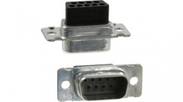 205204-8, D-Sub plug 9 Male Crimp/Straight, TE Connectivity